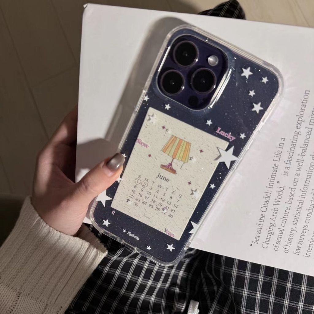 Lucky star phù hợp với vỏ điện thoại di động flash iPhone1615 141312promax vỏ mềm XR