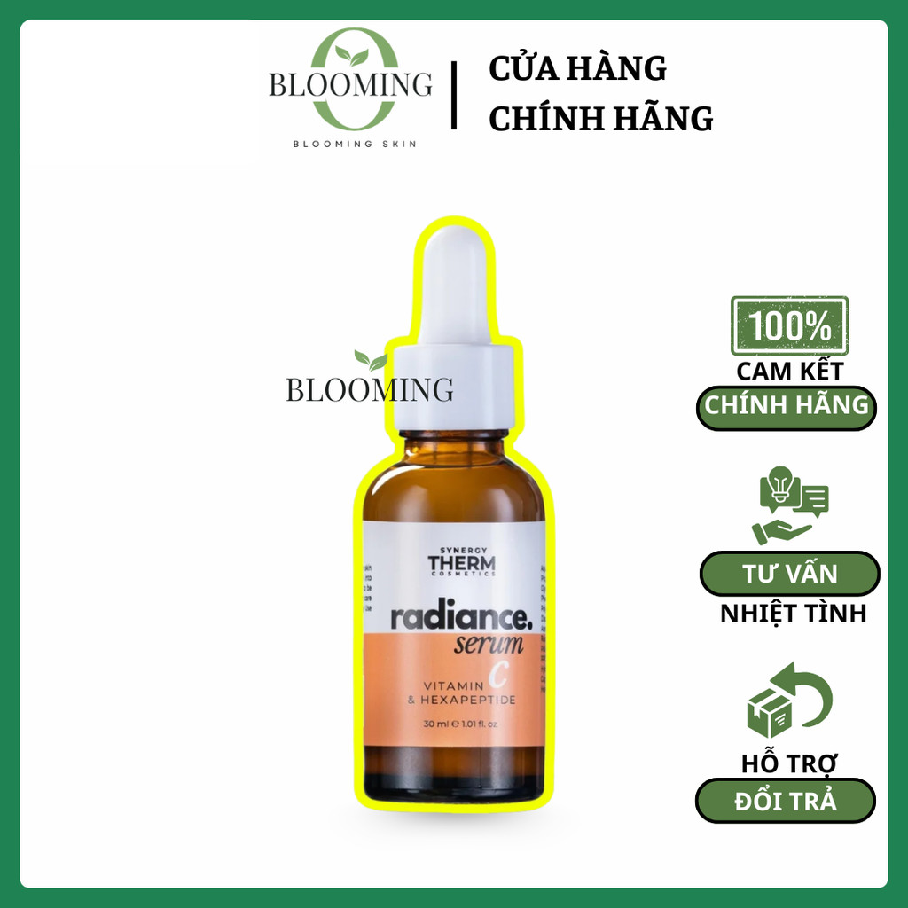 [Công ty] Serum Synergy Therm Radiance Vitamin C & Hexapeptide Sáng Da, Chống Oxy Hóa 30ml