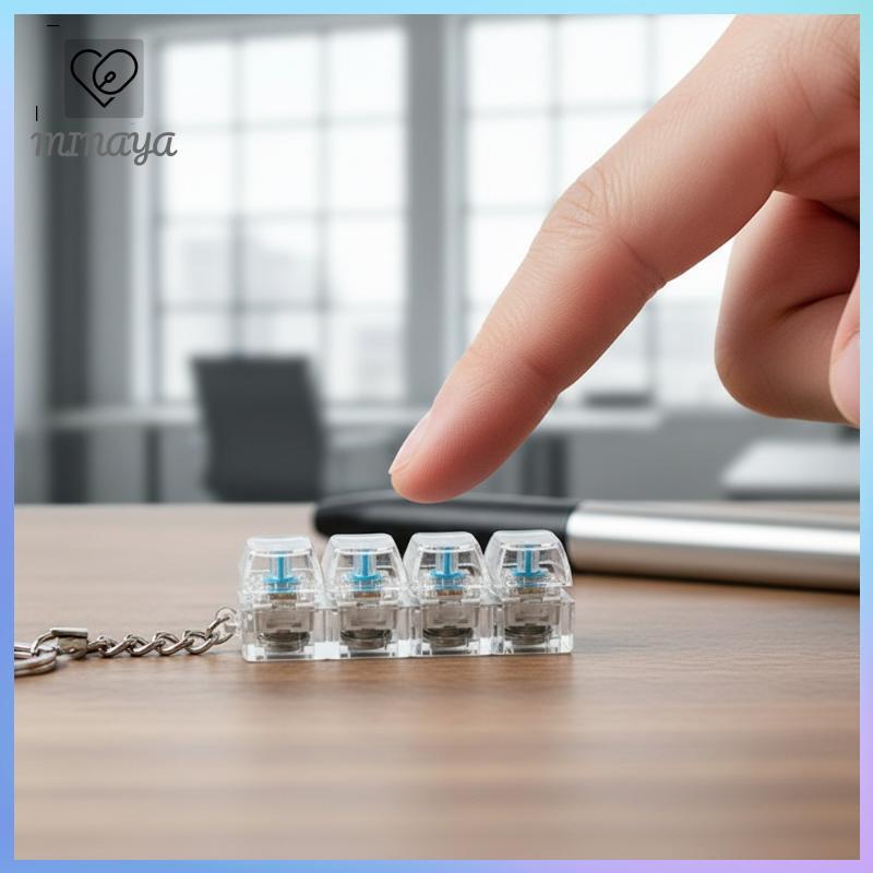 Dwi 4/9 phím Bàn phím cơ khí trục Tester Led Bàn Phím Key đồ chơi