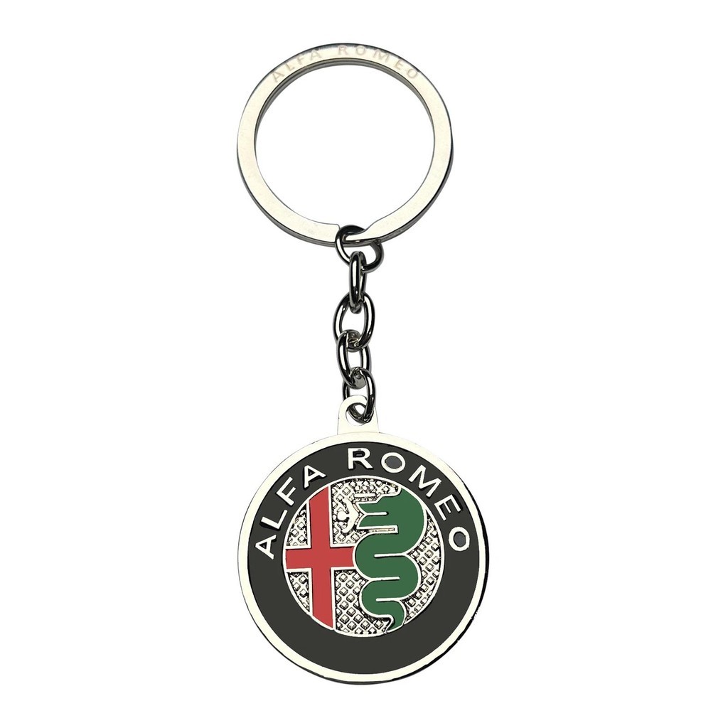 Móc khóa huy hiệu Logo ALfa Romeo cho Alfa Romeo Giulia 952 Stelvio 949 Tonale Giulietta 4C Mito 159