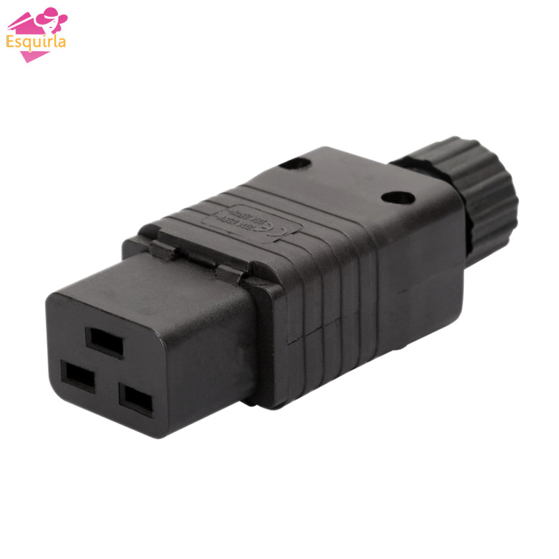 IEC 320 C19 Cắm IEC C19 Cắm C19 Đầu Nối Cáp Nguồn 16A 250V