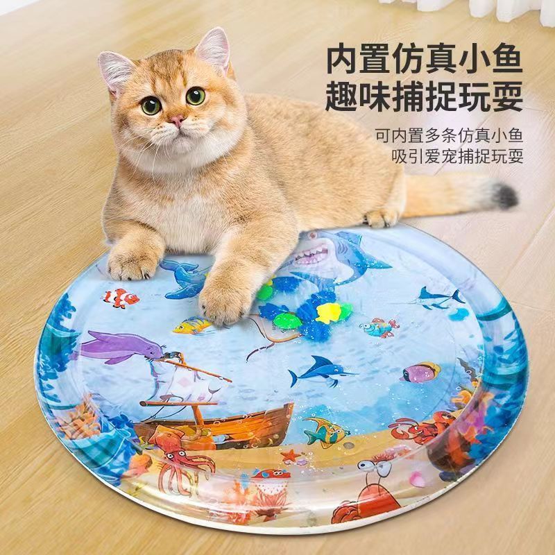Giường Nước Cho Mèo Thú Cưng Pat Pad Nước Lấp Đầy Ice Pad Mùa Hè Mèo Litter Chó Litter Kích Thước Lớ
