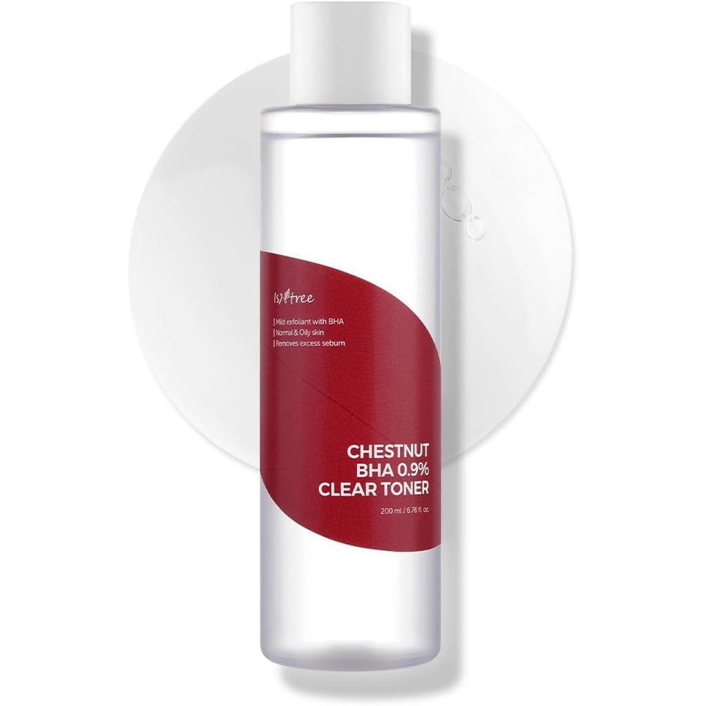 ISNTREE Hạt dẻ BHA 0.9% Mực trong suốt 200ml 6,76 fl.oz | Mực tẩy tế bào chết nhẹ với BHA | Da bình 