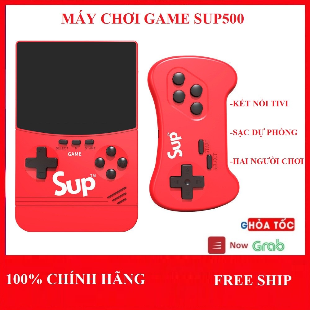Máy Chơi Game cao cấp Sup 500, máy cổ điển mini cầm tay, tích hợp SẠC DỰ PHÒNG