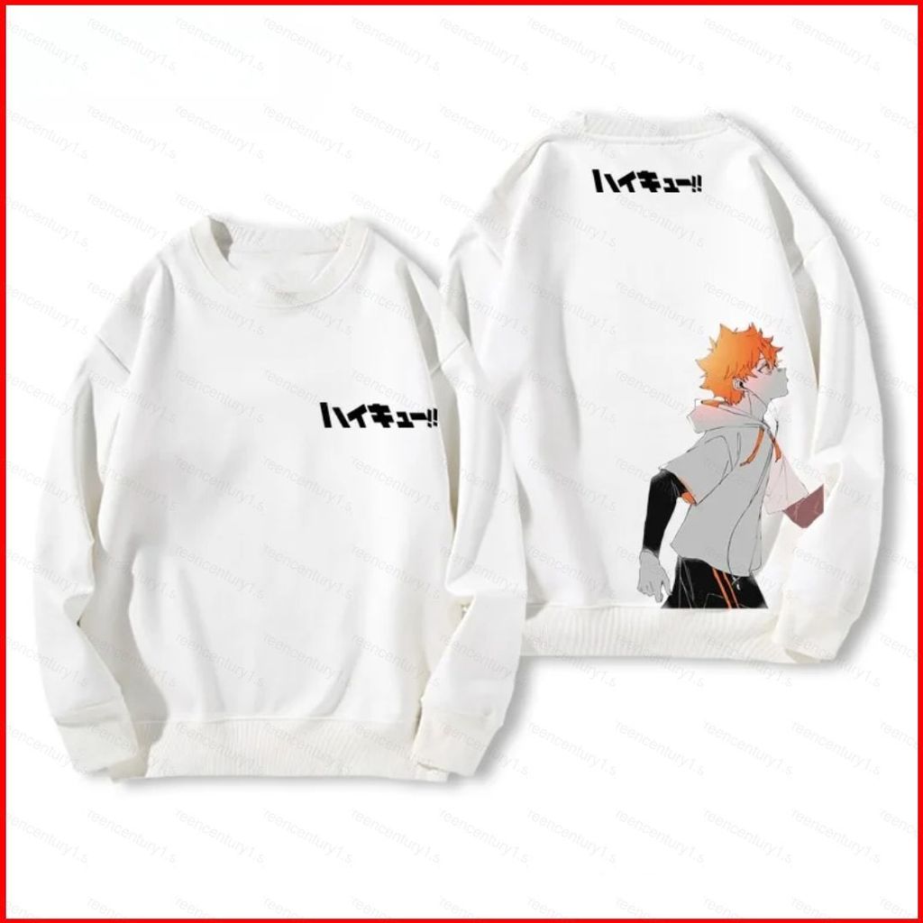 GC1 Haikyuu teamwear HINATA KAGEYAMA Áo Unisex Dài Tay Top GC1