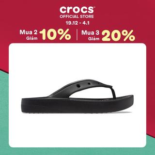  Dép Xỏ Ngón Nữ Crocs Platform Classic - Black 