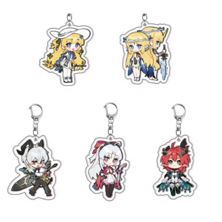 Móc khóa acrylic nhân vật Carlotta, Phoebe, Cartethyia trong game Wuthering Waves