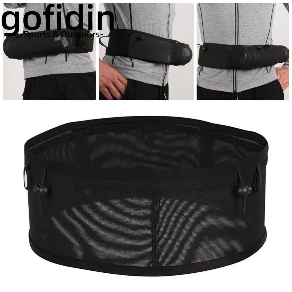 GOFIDIN 1 Túi Thắt Lưng Thể Thao, Dành Cho Xe Đạp Nam Nữ Gói Thắt Lưng, Ẩn Chạy Bộ Ngoài Trời Tập Gy