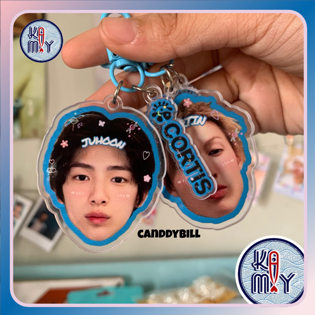 GANTUNGAN Keychain CORTIS kpop key chain accessories acrylic Keychain 2 sides kpopers
