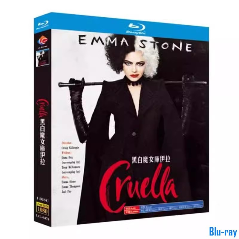 [THƯƠNG HIỆU MỚI SEALED] Phim Mỹ Cruella (2021) Hộp Blu-ray 1 Đĩa