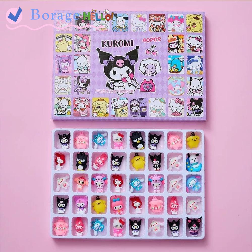 Hộp BORAGE, Móc khóa PVC Lotso Eggy Ultraman Sanrio cho trẻ em