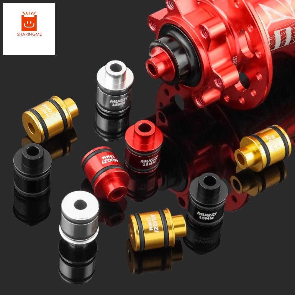 SHARINGME 2 Chiếc Hub Xe Đạp Thru Trục Adapter, Bộ Chuyển Đổi Hub Xe Đạp Hợp Kim Nhôm Phát Hành Nhan