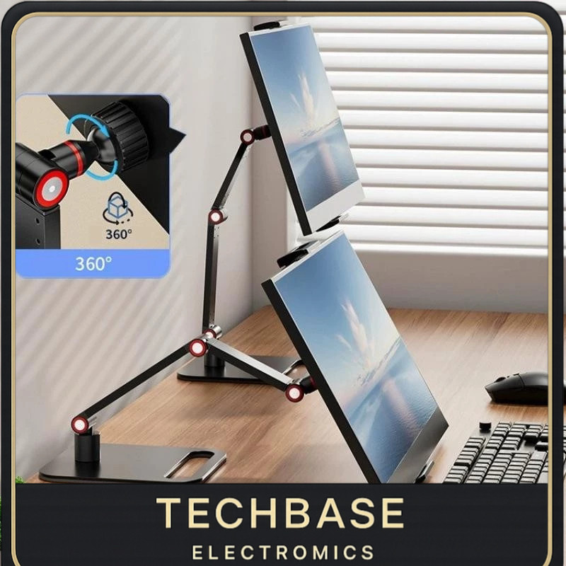 [Hoả tốc] Giá kẹp, tay arm đỡ màn hình di động, tablet, điện thoại kiêm giá đỡ nâng cao iPad, iPhone