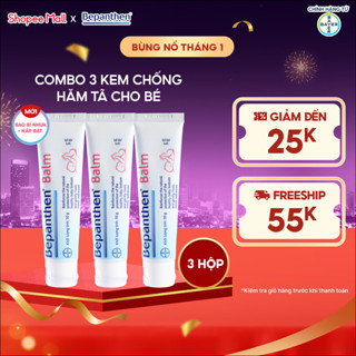  Combo 3 Kem Chống Hăm BEPANTHEN Balm Dạng Kem Mỡ Tuýp 30G x3 