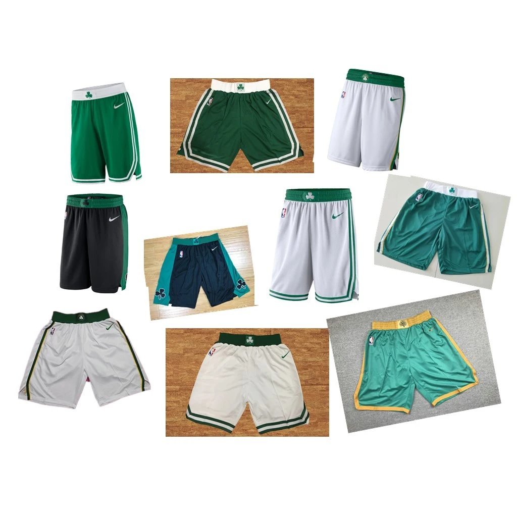 Mùa giải mới Jersey Celtics Celtics Quần short Celtics Irving Brown Thomas Hewd Howford Quần short b