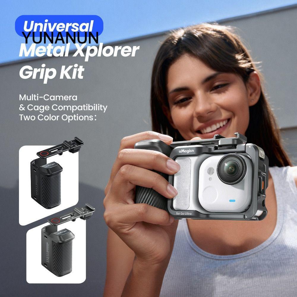 Giá đỡ Vlog cầm đường phố YUNANUN, Bộ tay cầm Xplorer có thể điều chỉnh phát hành nhanh, Bộ chuyển đ