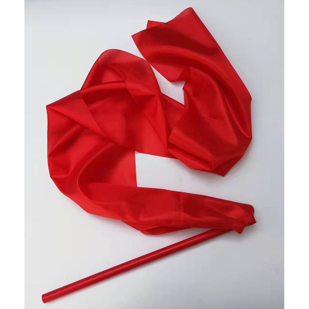 Yangko Ruy Băng Đỏ Khiêu Vũ Lụa Đỏ Vải Ruy Băng Eo Trống Lụa Ruy Băng Vuông Khăn Trẻ Em Streamer Khi