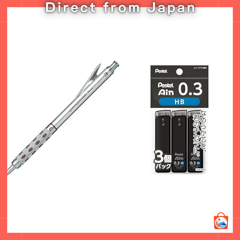 【Direct from Japan】
Pentel Graphgear 1000 Mechanical Pencil – Precision Drafting Pencil with Various