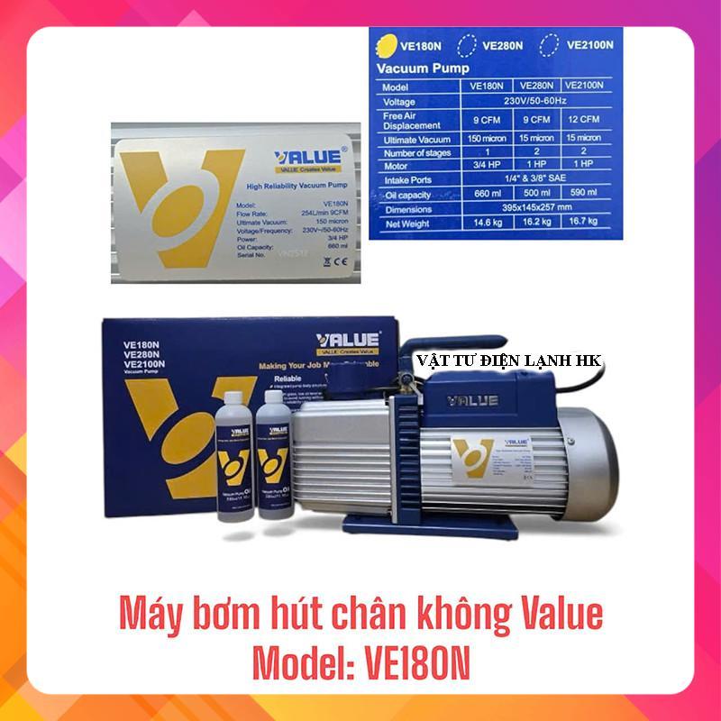 Máy hút chân không VALUE 1 cấp 9.0 CFM VE180N 9cfm hàng Tốt