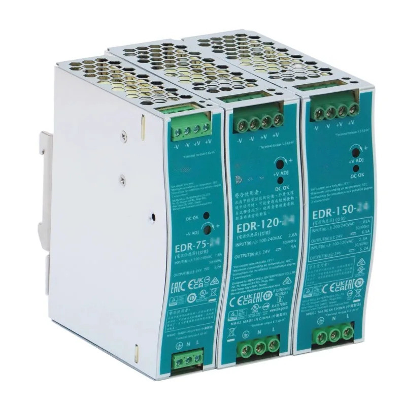 EDR 24V Rail Type 12V / 48V DC 75 / 120 / 150W Bộ nguồn chuyển mạch NDR 10A5A