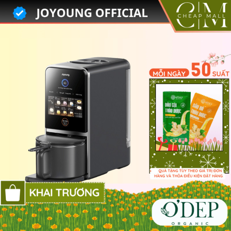 Máy nấu sữa hạt đa năng làm sạch tự động Joyoung JSCB-K7 PRO công nghệ khử Purin chuyên biệt - CHEAP