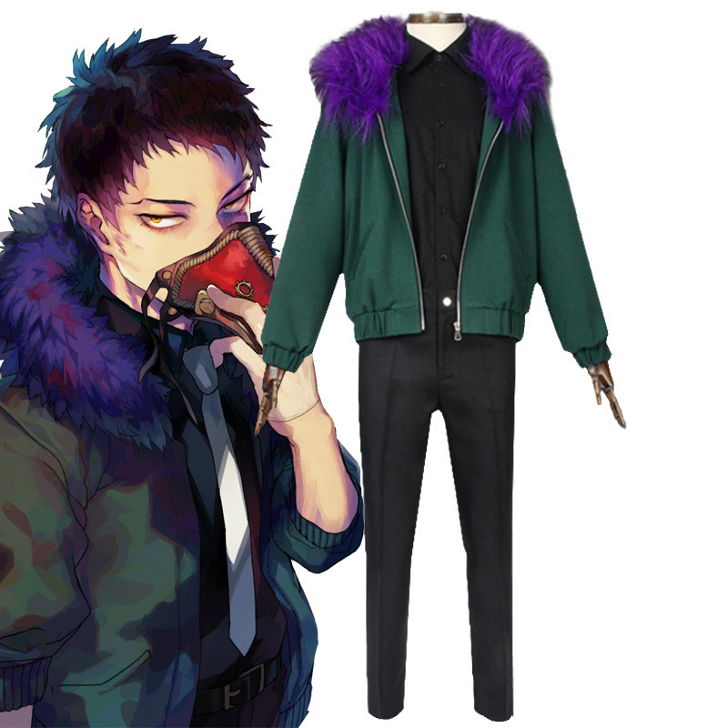 Outfit cosplay My Hero Academia - Shigaraki và Uraraka, bộ hai mảnh cho nam