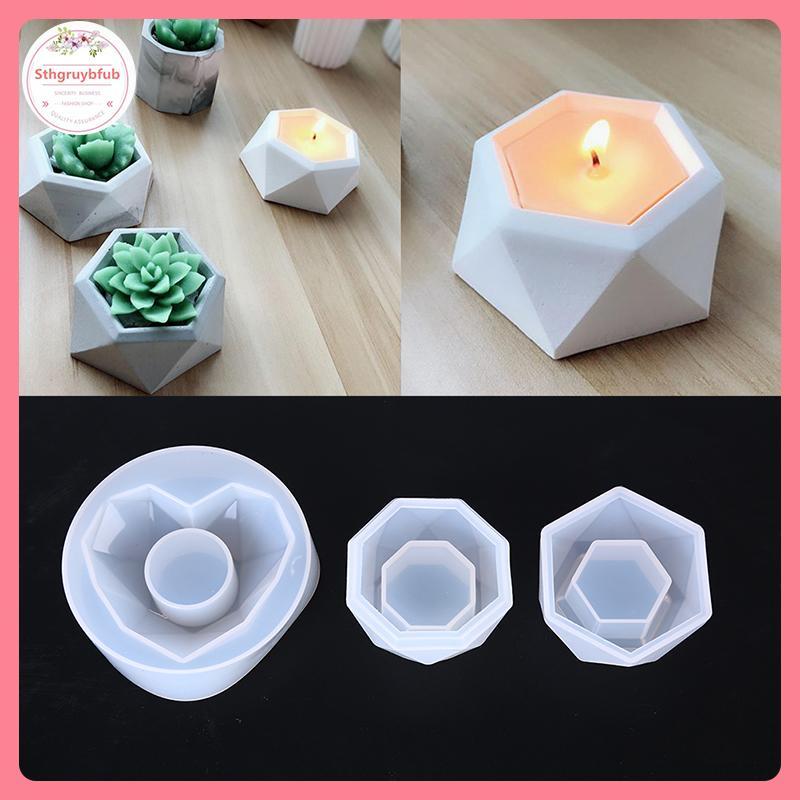 Chậu Hoa Khuôn Silicon Nhựa Cho DIY Nến và Trang Sức Việt Nam