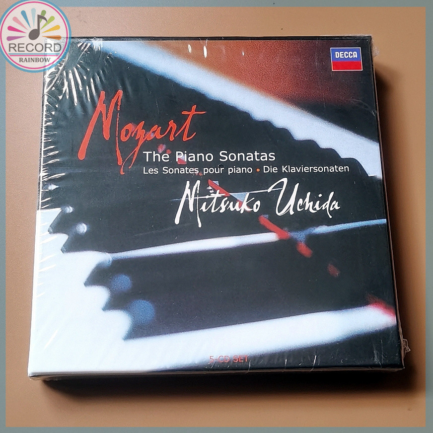 Mozart: The Piano Sonatas  Mitsuko Uchida 5-CDs Original CD Album [Sealed] Brand New GST