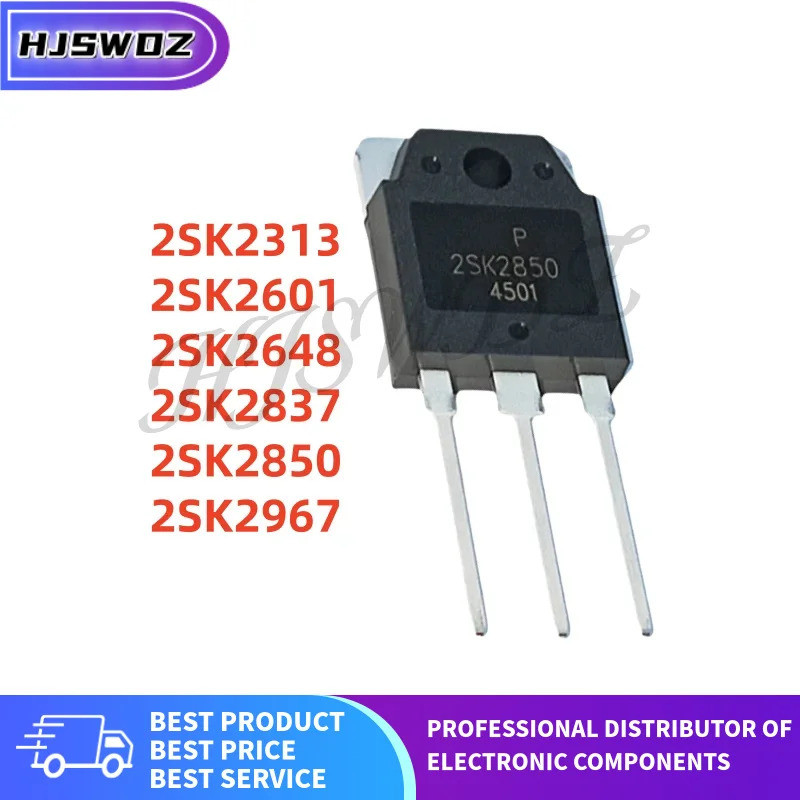 5 Cái / lốc 2SK2601 2SK2967 2SK2850 2SK2648 2SK2313 2SK2837 K2601 K2967 K2850 K2648 K2313 K2837 TO-3