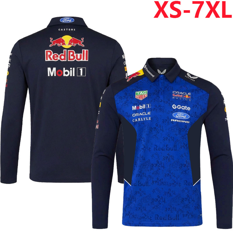 2026 Áo thun dài tay Unisex F1 mới + F1 Red Bull Racing Team Jersey