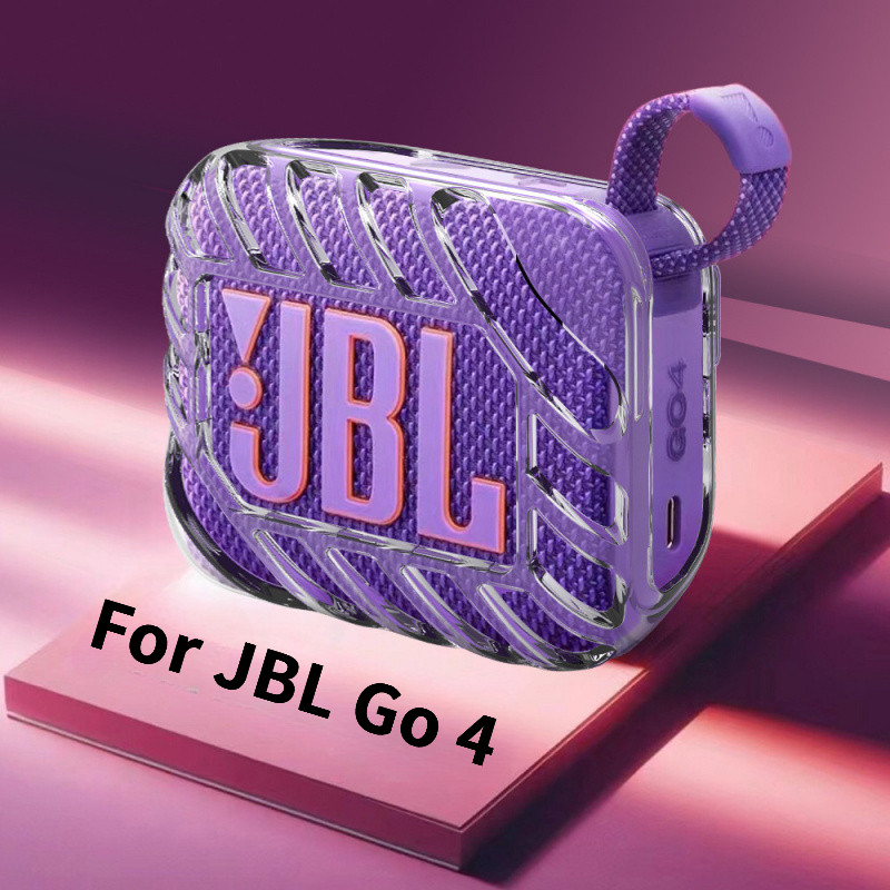 Thích hợp cho loa Bluetooth JBL GO4 Vỏ silicon mềm Vỏ loa trong suốt TPU