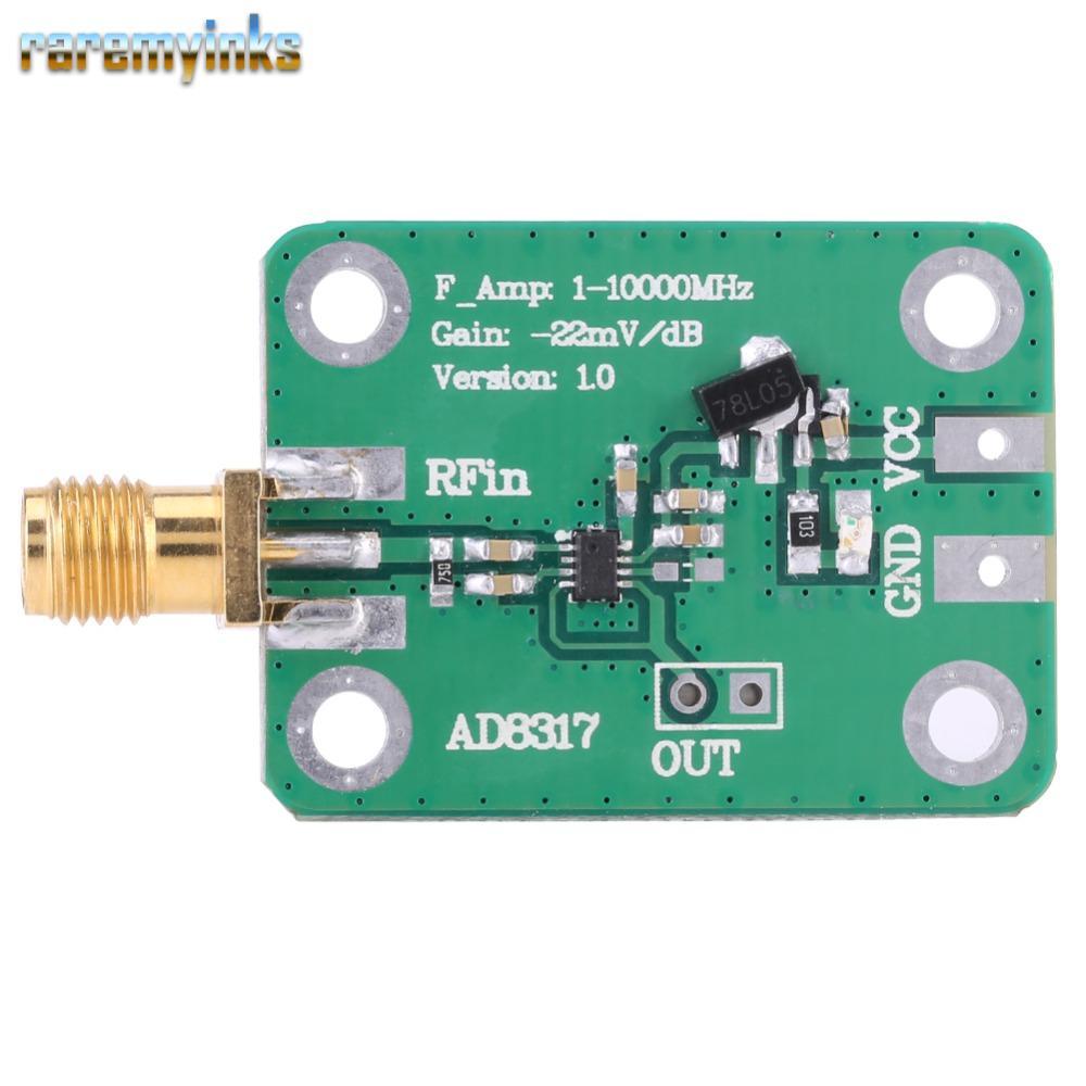 Đồng hồ đo công suất đầu ra nhật ký RAREM, -55dBm đến 0dBm DC 7-15V AD8317 Máy dò logic Phát hiện ng
