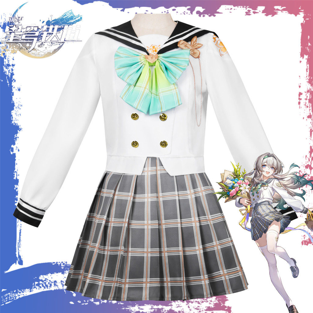 Honkai: Star Rail Spring Missive Firefly Cosplay Trang phục Honkai Star Rail Thủy thủ Bộ đồng phục đ