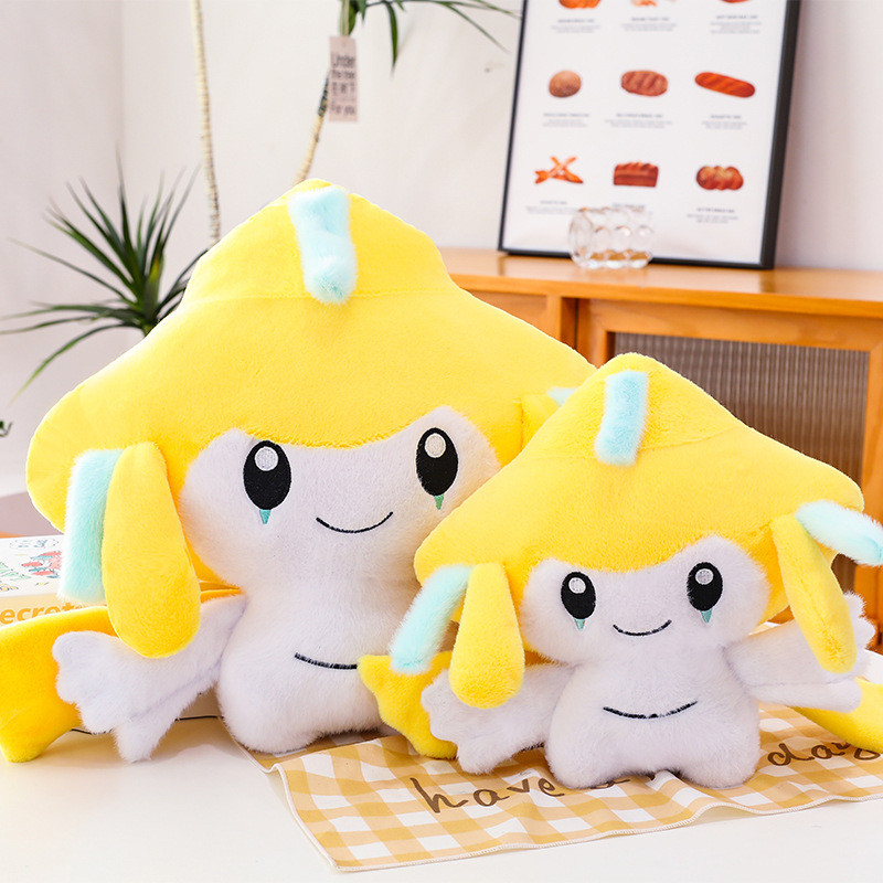Gấu Bông Jirachi, Thú Nhồi Bông Dễ Thương, Gối Ôm Lớn Cho Bé Ngủ, Pokémon Mềm Mại, Quà Tặng Sinh Nhậ