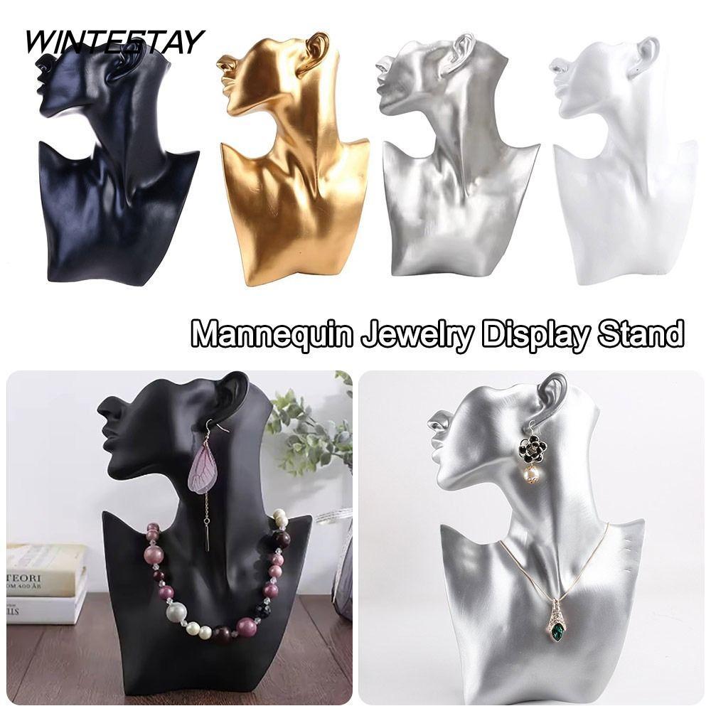 Giá đỡ đồ trang sức WINTESTAY, Giá đỡ trưng bày đồ trang sức hình nộm độc đáo, Mặt dây chuyền trang 