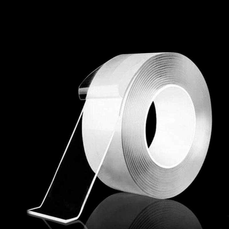 [RE] Băng keo Nano 1 / 2 / 3 / 5M Băng keo hai mặt trong suốt có thể tái sử dụng Băng dính chống nướ