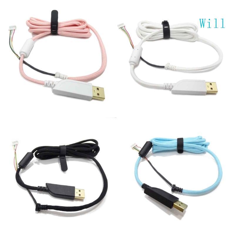 Sẽ DIY Ô Dây Dây Nylon Dây Thay Thế Cáp Chuột USB Cho ZOWIE EC1-A EC1-B FK1 Chuột Đặc Biệt Wir