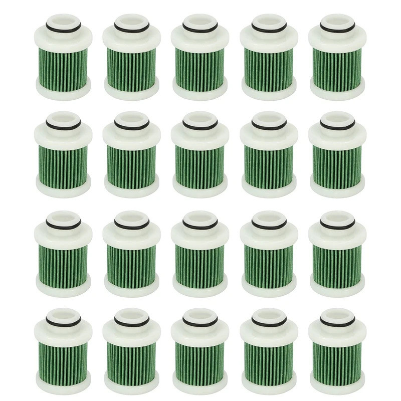 20 Chiếc 6D8-WS24A-00 Bộ Lọc Nhiên Liệu 4 Kích Cho Yamaha 40-115Hp F40A F50 T50 F60 T60 Động Cơ Biển