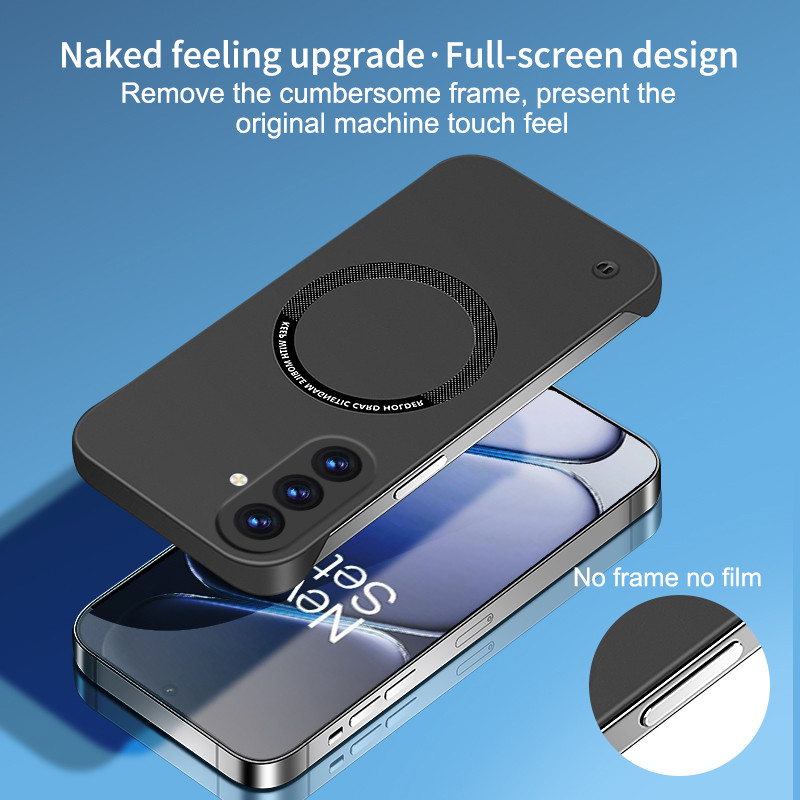 Dành Cho Samsung Galaxy A37 A36 – PC Cứng Siêu Mỏng Từ Tính Sạc Không Dây Ốp lưng