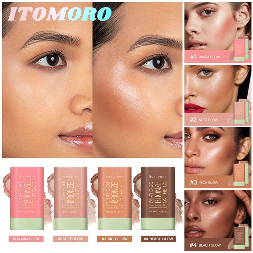 ITOMARO Bronzer Stick, Dụng cụ mỹ phẩm Bút Bronzer lâu trôi, Chất lượng cao Contour Shadow Di động S