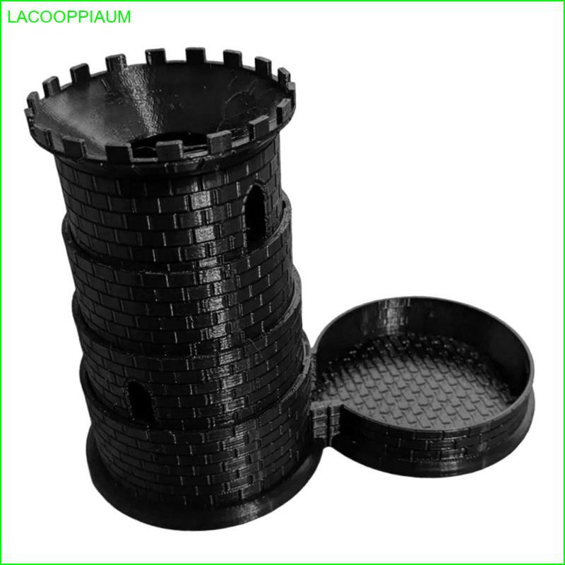 Dice Rolling Tower Phụ kiện khay nhựa có thể gập lại để ngẫu nhiên Trò chơi trên bàn