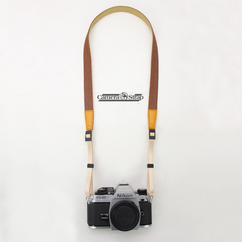 Ảnh Cowboy Camera hẹp Ống hút Giải nén Mir Chụp ảnh Denim Dây đeo máy ảnh hẹp Giải nén Micro Máy ảnh