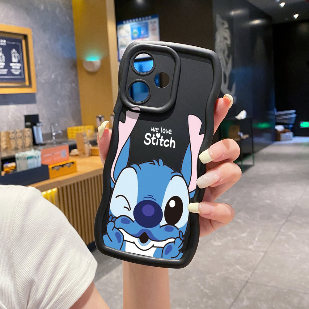 Tương thích với Infinix Hot 30 Play X6835B / X6835 6,82 inch Vỏ bảo vệ ống kính Mickey Minnie dễ thư