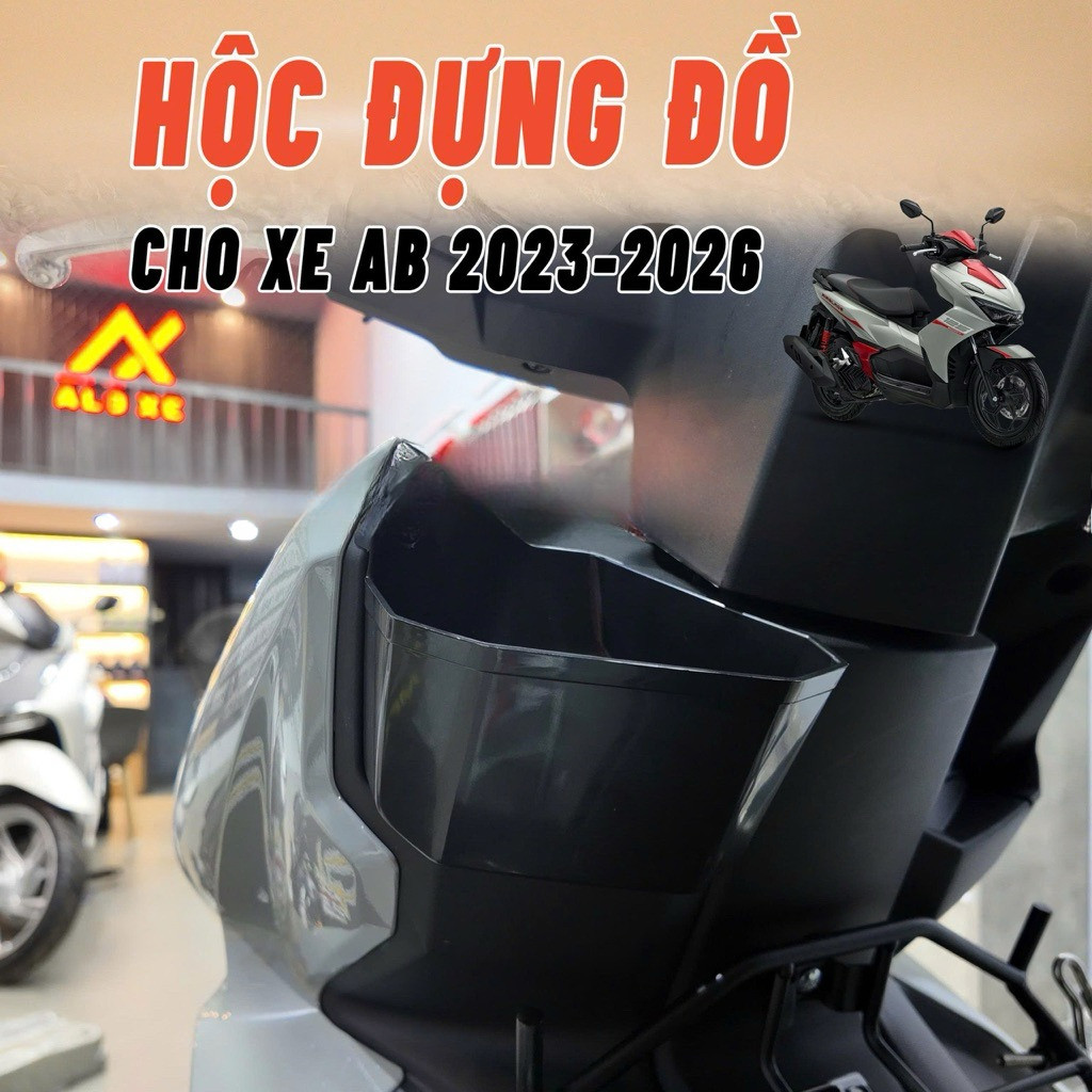 Hộc đựng đồ cho xe AB 2026 và AB 125/150/160 2020-2025 kèm theo ốc  - Phụ Kiện Phụ Tùng
