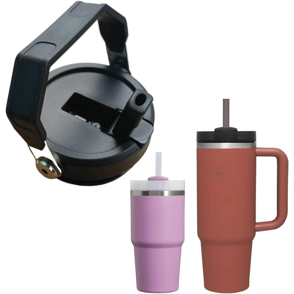 2PC Thay Thế Nắp Cốc Chống Rò Rỉ Có Ống Hút - Phù Hợp Cho Stanley PHIÊN BẢN MỚI Iceflow Flip Tumbler