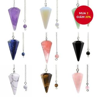  Đá Tự Nhiên Thạch Anh Mã Não Mặt Dây Chuyền Reiki Chữa Bệnh Nón Thạch Anh Tím Quyến Rũ Con lắc Mặt Dây Chuyền Cho Bói Toán Dowsing Reiki Pha Lê Đá Tự Nhiên Reiki Con lắc Trang Sức Mặt Dây Chuyền 