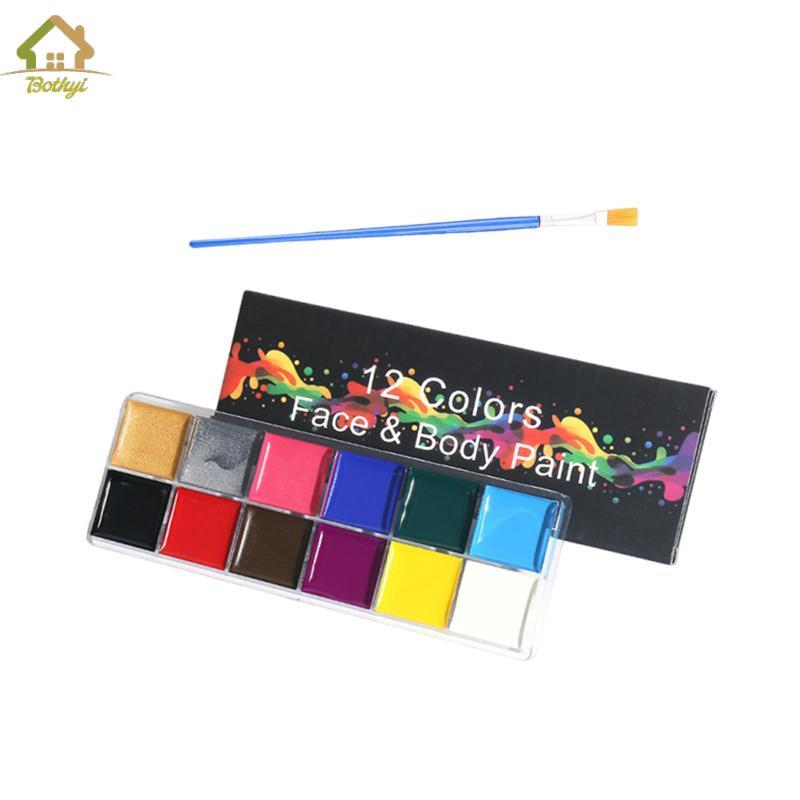 Face Body Paint Photo Prop Face Paint Pigment cho bữa tiệc Ngày lễ Váy lạ mắt