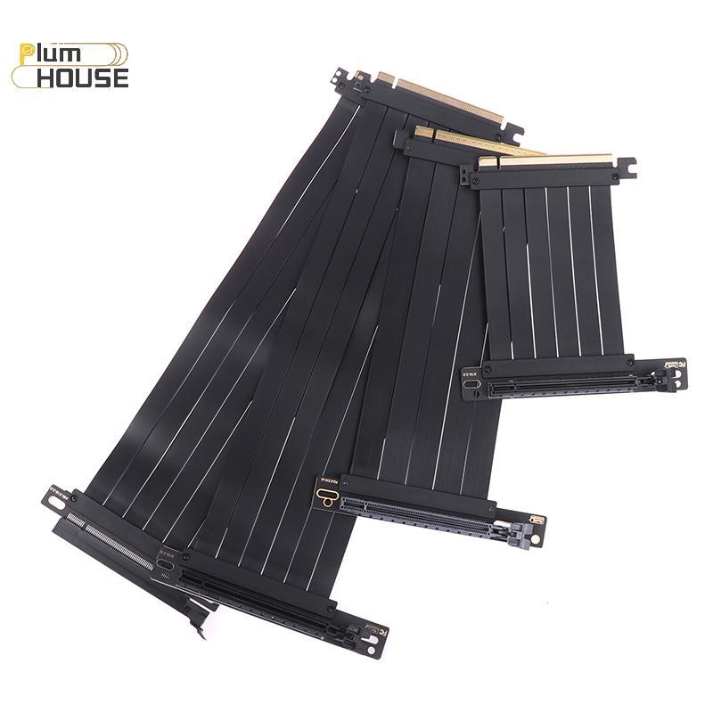 PlumHOUSE Full Speed PCIE 3.0 4.0 16x Riser Cable Card Đồ họa Cáp nối dài PCIE Express GPU Mở rộng C