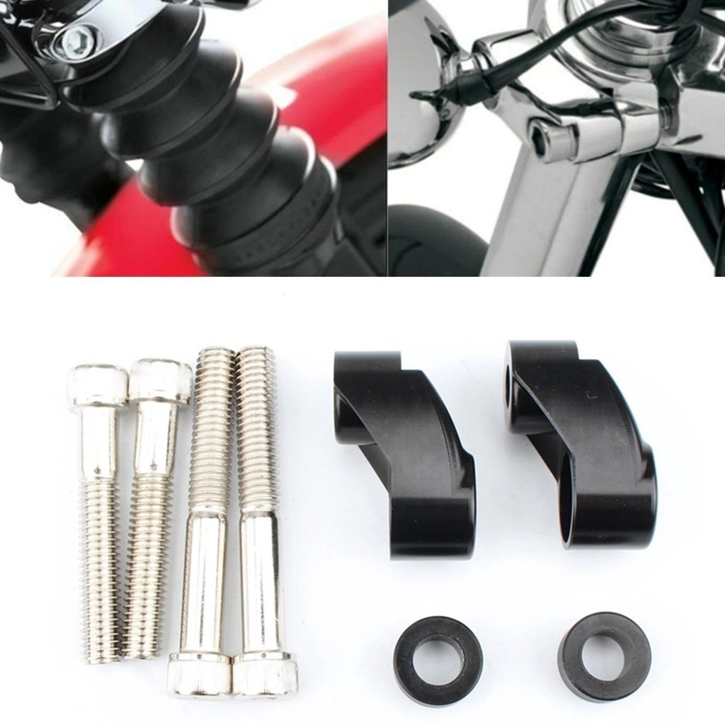 Dành Cho Harley Sportster 39mm 49mm Sportster FXR FXD Dyna Bộ Chuyển Đổi Tín Hiệu Phía Trước