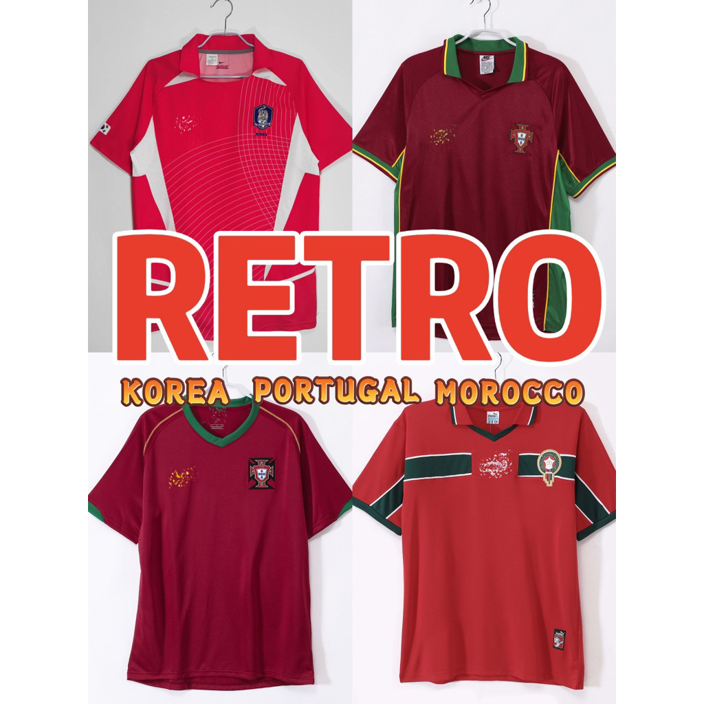 * Retro * Jersey Korea Jersey Port Jersey Moroco